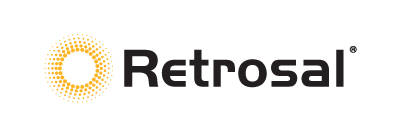 Retrosal logo with yellow circular icon and black text
