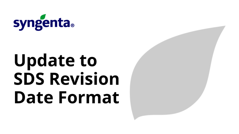 SDS Revision Date