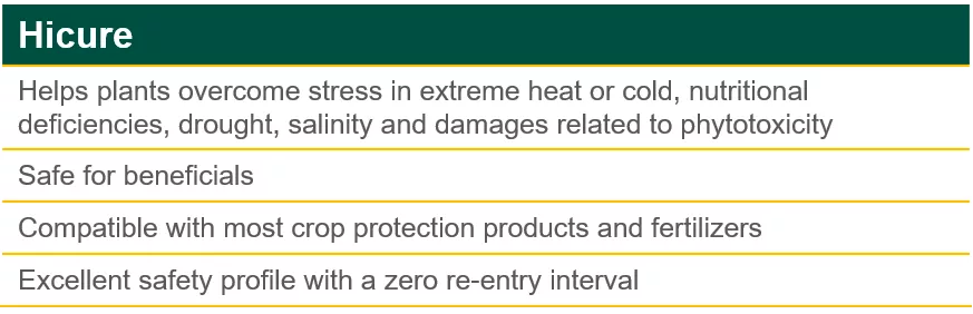 Hicure Product Benefits