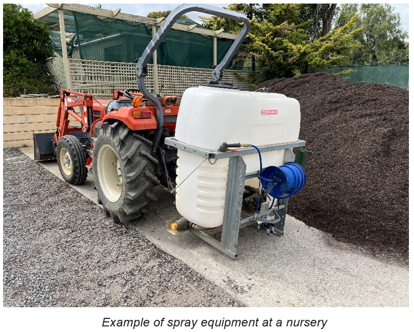 Spray equipment