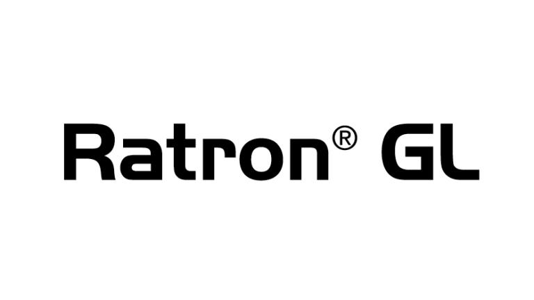 Ratron GL logo in black text on a white background